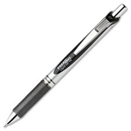 PENTEL Pentel PENBLN77ADZ Energel Liquid Steel Tip Gel Pens; Black PENBLN77ADZ